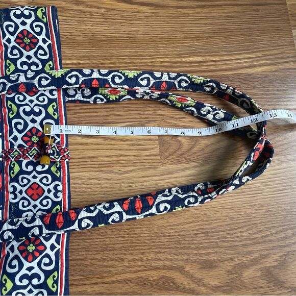 Vera Bradley Sun Valley Work Tote Laptop Purse Diaper Quilted Bag With Pockets - Picture 7 of 15